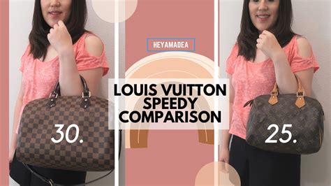 louis vuitton speedy 25 vs 30|louis Vuitton Speedy 30 measurements.